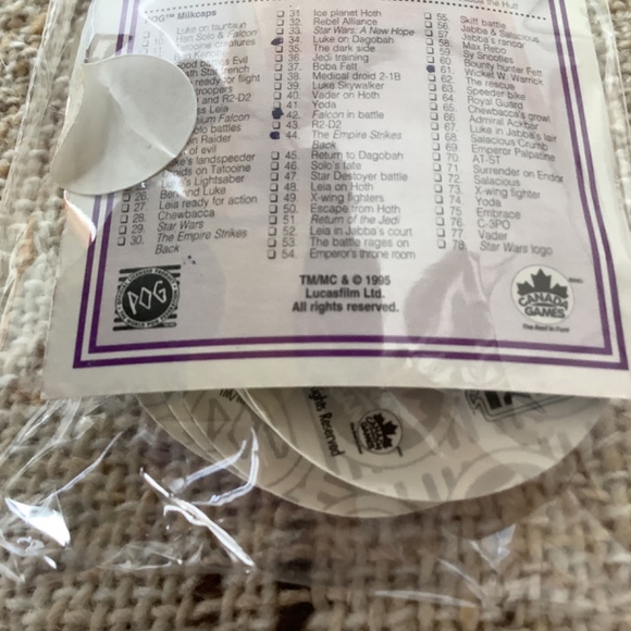 Star Wars, Return of the Jedi, Empire Strikes Back POGS (over 50 in tota… - Picture 3 of 3